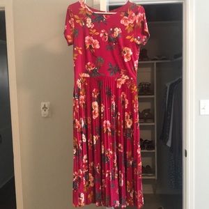 NWT Lofy pink midi dress sz 2